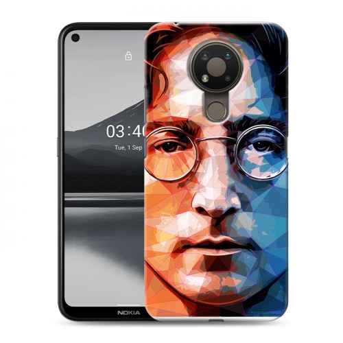 Дизайнерский силиконовый чехол для Nokia 3.4 Джон Леннон