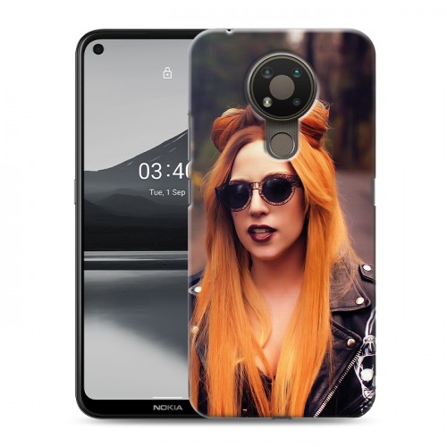 Дизайнерский силиконовый чехол для Nokia 3.4 Леди Гага