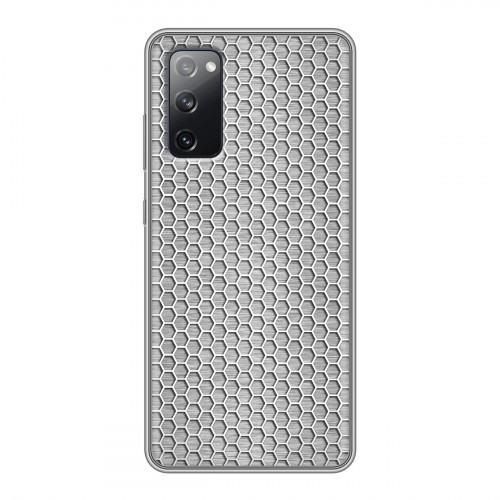 Дизайнерский силиконовый чехол для Samsung Galaxy S20 FE Металл