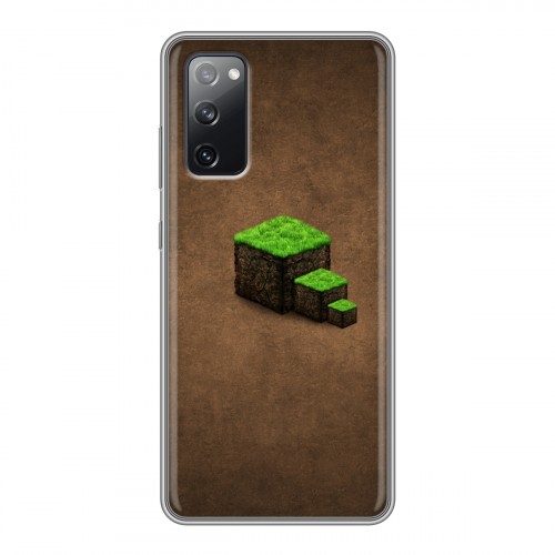 Дизайнерский силиконовый чехол для Samsung Galaxy S20 FE Minecraft