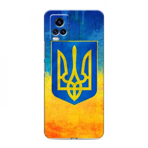 Дизайнерский пластиковый чехол для Vivo V20 Флаг Украины