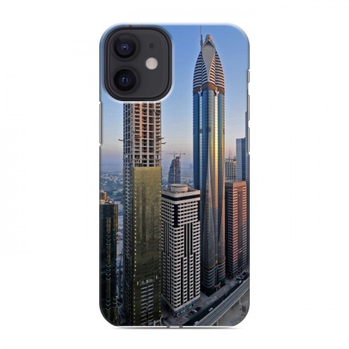 Дизайнерский силиконовый с усиленными углами чехол для Iphone 12 Mini Дубаи