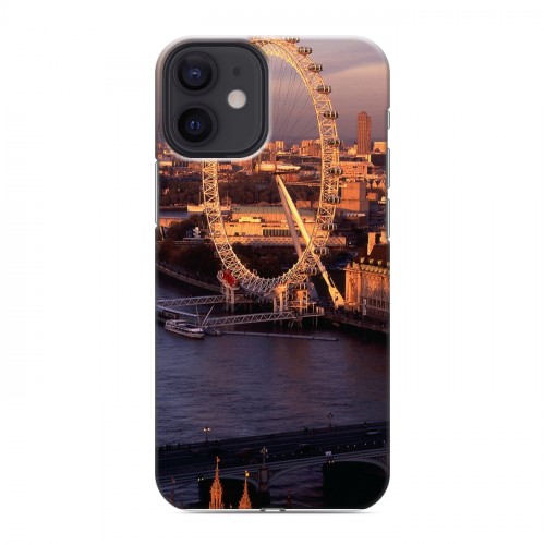 Дизайнерский силиконовый с усиленными углами чехол для Iphone 12 Mini Лондон