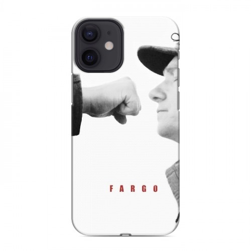 Дизайнерский силиконовый с усиленными углами чехол для Iphone 12 Mini Фарго