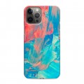 Дизайнерский силиконовый чехол для Iphone 12 Pro Max Мазки краски