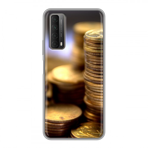 Дизайнерский силиконовый чехол для Huawei P Smart (2021) Текстуры денег