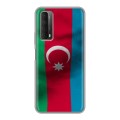 Дизайнерский силиконовый чехол для Huawei P Smart (2021) Флаг Азербайджана
