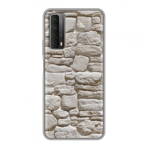 Дизайнерский силиконовый чехол для Huawei P Smart (2021) Текстура камня