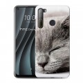 Дизайнерский силиконовый чехол для HTC Desire 20 Pro Коты