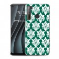 Дизайнерский силиконовый чехол для HTC Desire 20 Pro Дамаск Шаблоны