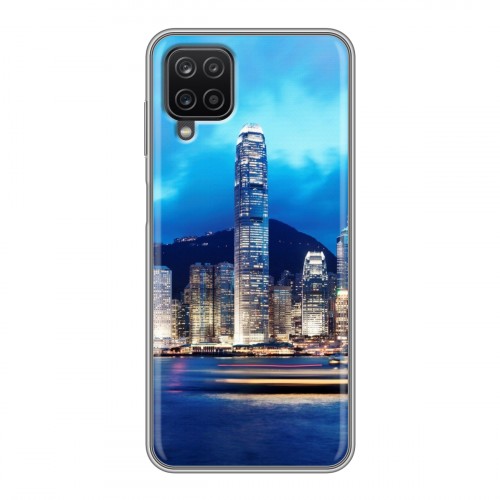 Дизайнерский силиконовый чехол для Samsung Galaxy A12 Гонконг