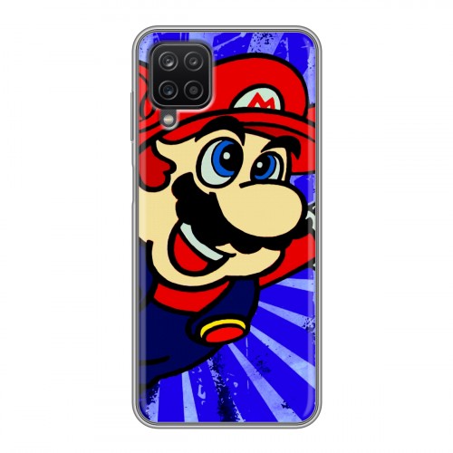 Дизайнерский силиконовый чехол для Samsung Galaxy A12 Mario