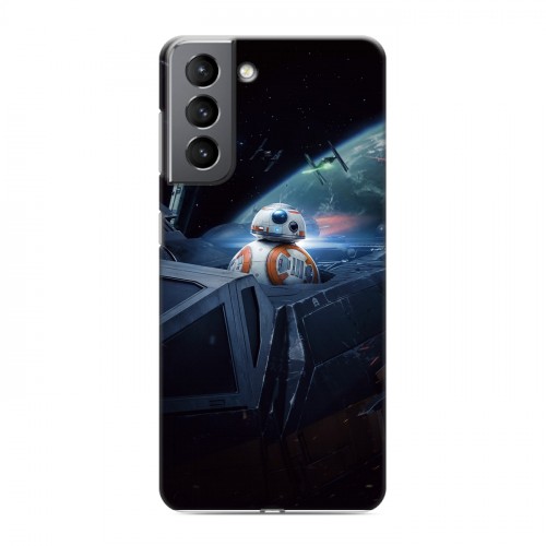 Дизайнерский пластиковый чехол для Samsung Galaxy S21 Star Wars : The Last Jedi