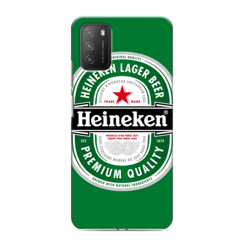 Дизайнерский пластиковый чехол для Xiaomi Poco M3 Heineken