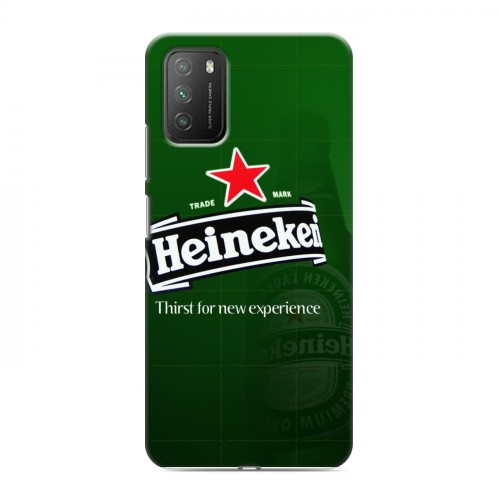 Дизайнерский пластиковый чехол для Xiaomi Poco M3 Heineken