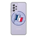 Полупрозрачный дизайнерский силиконовый чехол для Samsung Galaxy A52 Флаг Франции