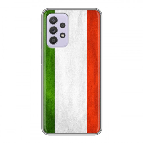 Дизайнерский силиконовый чехол для Samsung Galaxy A52 Флаг Италии