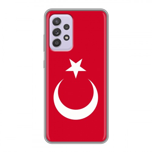 Дизайнерский силиконовый чехол для Samsung Galaxy A52 Флаг Турции