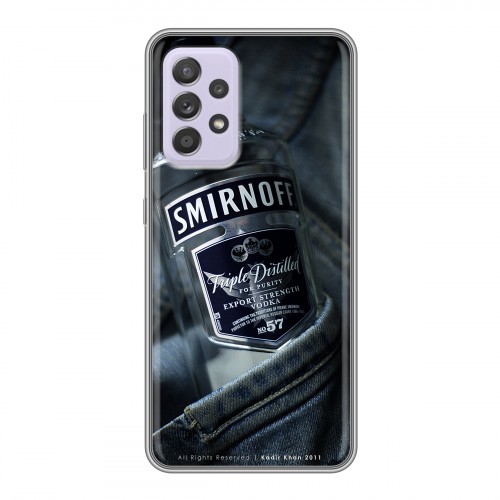 Дизайнерский силиконовый чехол для Samsung Galaxy A52 Smirnoff