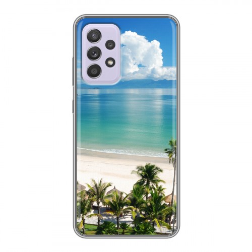 Дизайнерский силиконовый чехол для Samsung Galaxy A52 Пляж