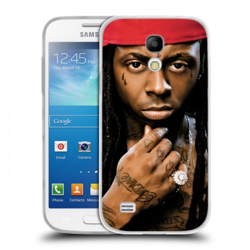 Дизайнерский пластиковый чехол для Samsung Galaxy S4 Mini  Lil Wayne