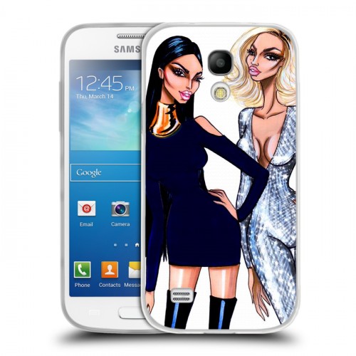 Дизайнерский пластиковый чехол для Samsung Galaxy S4 Mini  Ким Кардашьян