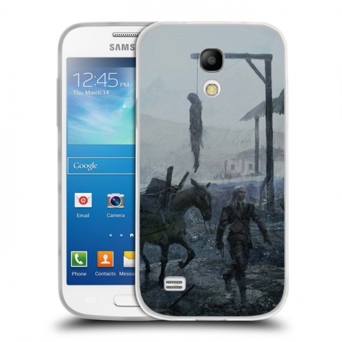Дизайнерский пластиковый чехол для Samsung Galaxy S4 Mini  Witcher