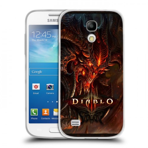 Дизайнерский пластиковый чехол для Samsung Galaxy S4 Mini  Diablo