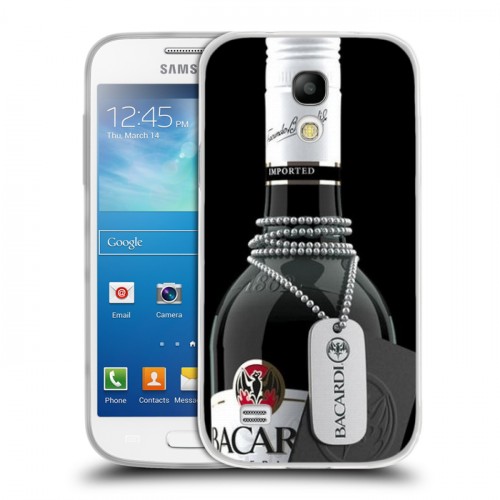 Дизайнерский пластиковый чехол для Samsung Galaxy S4 Mini  Bacardi