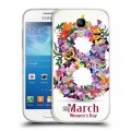 Дизайнерский пластиковый чехол для Samsung Galaxy S4 Mini  8 марта