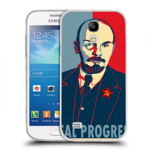 Дизайнерский пластиковый чехол для Samsung Galaxy S4 Mini  Владимир Ленин