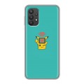 Дизайнерский силиконовый чехол для Samsung Galaxy A32 Pokemo Go