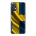 Дизайнерский силиконовый чехол для Samsung Galaxy A32 Флаг Швеции