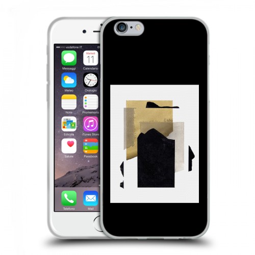 Дизайнерский пластиковый чехол для Iphone 6/6s Стильные абстракции