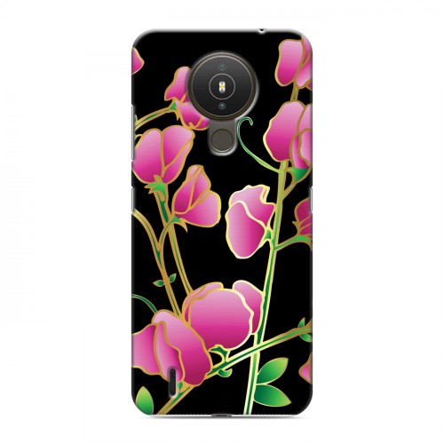 Дизайнерский силиконовый чехол для Nokia 1.4 Люксовые цветы