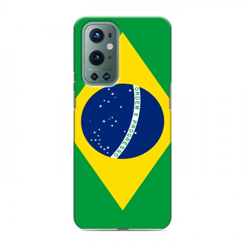 Дизайнерский силиконовый чехол для OnePlus 9 Pro Флаг Бразилии