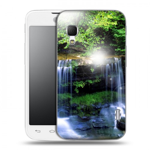 Дизайнерский пластиковый чехол для LG Optimus L5 2 II Водопады