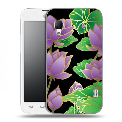 Дизайнерский пластиковый чехол для LG Optimus L5 2 II Люксовые цветы