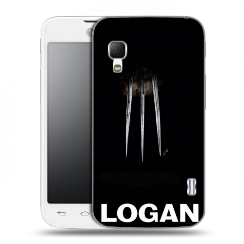 Дизайнерский пластиковый чехол для LG Optimus L5 2 II Логан
