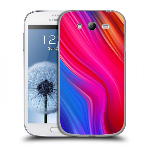 Дизайнерский пластиковый чехол для Samsung Galaxy Grand Размытые краски