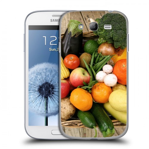 Дизайнерский пластиковый чехол для Samsung Galaxy Grand Овощи