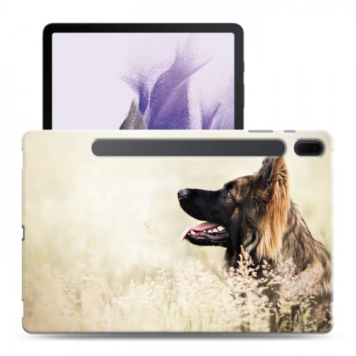 Дизайнерский силиконовый чехол для Samsung Galaxy Tab S7 FE Собаки