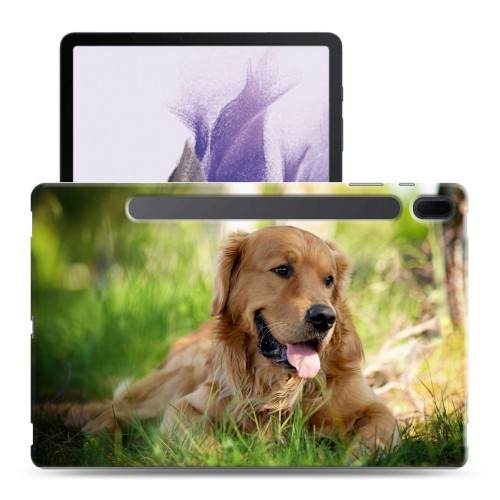 Дизайнерский пластиковый чехол для Samsung Galaxy Tab S7 FE Собаки