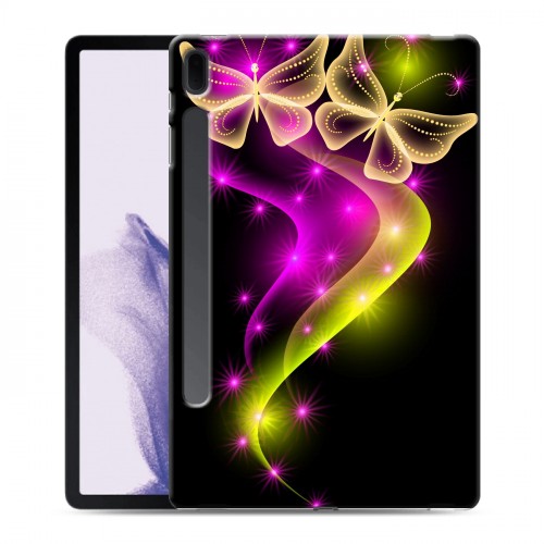 Дизайнерский силиконовый чехол для Samsung Galaxy Tab S7 FE Бабочки