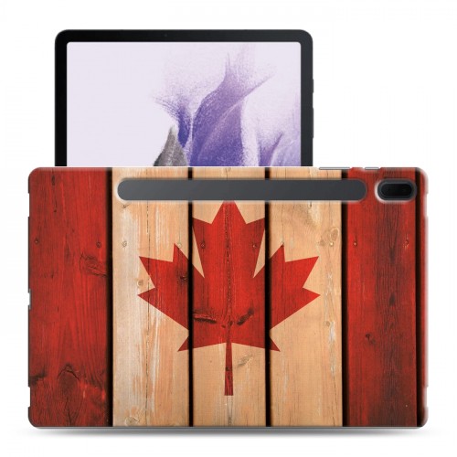 Дизайнерский силиконовый чехол для Samsung Galaxy Tab S7 FE флаг канады
