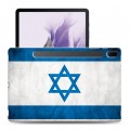 Дизайнерский силиконовый чехол для Samsung Galaxy Tab S7 FE флаг Израиля