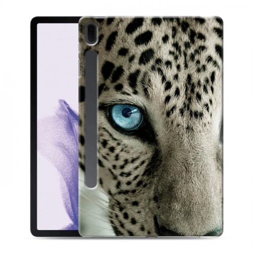Дизайнерский пластиковый чехол для Samsung Galaxy Tab S7 FE Леопард