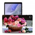 Дизайнерский силиконовый чехол для Samsung Galaxy Tab A7 lite Розы