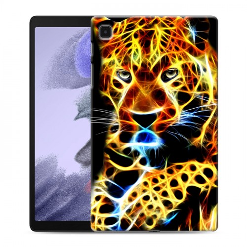 Дизайнерский силиконовый чехол для Samsung Galaxy Tab A7 lite Пламенные животные