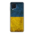 Дизайнерский силиконовый чехол для Samsung Galaxy A22 флаг Украины